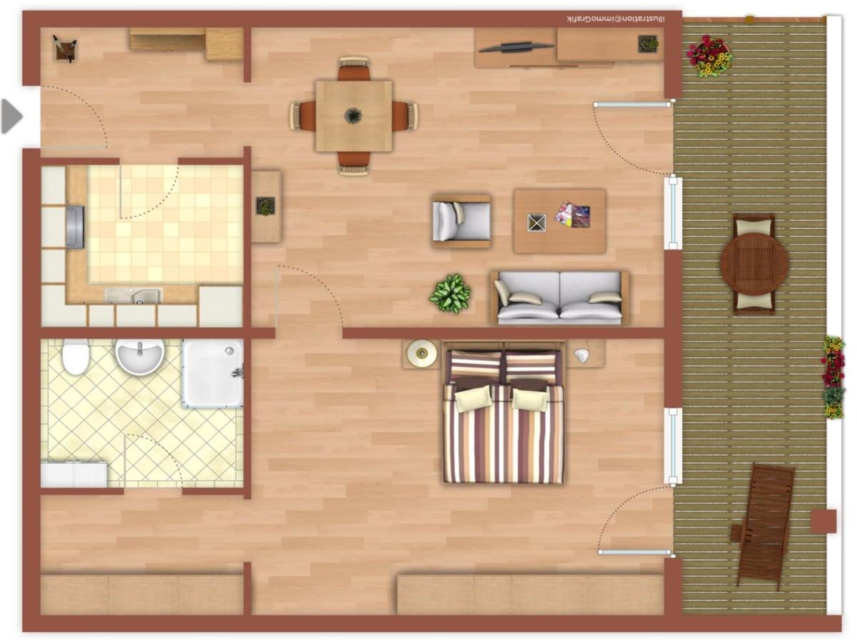 Alpenlodge, Ferienwohnung 5 티어제 외부 사진